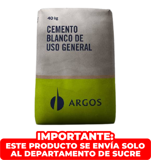 [10278] CEMENTO BLANCO NARE 40KG ARGOS